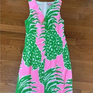 Lilly Pulitzer Pink and Green Dress